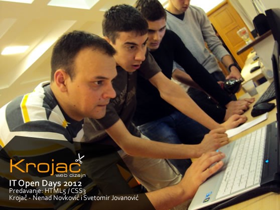 Krojač na IT Open Days 2012