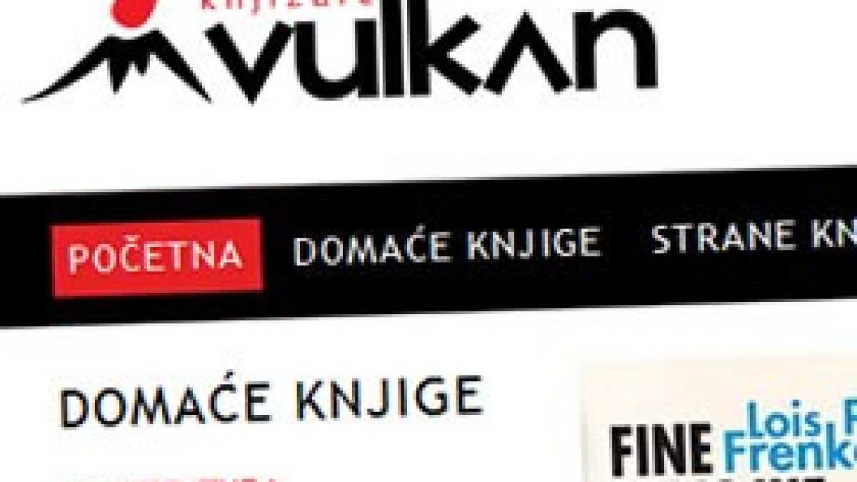 Knjižare Vulkan - novi sajt